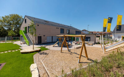 Zoar-Kitas „Am Rennweg“ 33 b in Alzey und als Teil des Rheinhessischen Diakonie-Zentrums in Heidesheim, Binger Straße 46